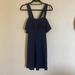 Madewell Dresses | Nwt Madewell Navy Blue Ruffle Criss Cross Strap Dress | Color: Blue | Size: 4