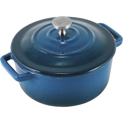 Fleischtopf CARL SCHMIDT SOHN "Xanten", blau (petrol), H:10cm Ø:10cm, Töpfe, Ø 10 cm, Induktion