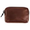 Schlüsseltasche CAMEL ACTIVE "Salamanca", braun, Leder, clean, unifarben mit Farbeinsatz, gepflegt, klassisch, Kleinlederwaren, aus hochwertigem Rindsleder mit kontrastreichem Handstich-Detail