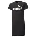 Sweatkleid PUMA "Essentials+ Logo Kleid Mädchen" Gr. 176, Normalgrößen, schwarz (black) Kinder Kleider Sweatkleider