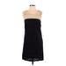 Ann Taylor LOFT Casual Dress - Shift: Black Dresses - Women's Size 0 Petite