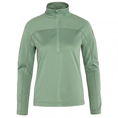 Fjällräven - Women's Abisko Lite Fleece Half Zip - Fleecepullover Gr XL grün/türkis