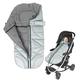 Universal Pushchair Footmuff Cover Universal Thick Windproof Fleece Baby Footmuff Waterproof and Windproof 92 x 42 cm (A)