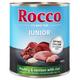 6x800g Junior volaille, gibier, riz Rocco - Nourriture pour chien