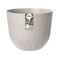 elho Fuente Lily Round 47 - Flower Pot for Indoor & Outdoor - Ø 46.5 x H 38.4 cm - Grey/Pebble Grey