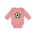 Inktastic Soccer Player Gift Coach Boys or Girls Long Sleeve Baby Bodysuit