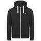 Kapuzensweatshirt DEPROC ACTIVE "FinnCMYK II MEN", Herren, Gr. S (48), schwarz, 50% Baumwolle; 50% Polyester, casual, bequem, Langarm angesetztes Bündchen, Sweatshirts, weiche Fleecejacke mit Kängurutasche