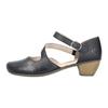 Pumps RIEKER, Damen, Gr. 38, schwarz, Synthetik, Leder, festlich, Schuhe, Abendschuh, Festtagsschuh,Trichterabsatz, gepolsterte Innensohle