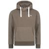 Kapuzensweatshirt DEPROC ACTIVE "LinusCMYK II MEN", Herren, Gr. XL (54), braun, 50% Baumwolle; 50% Polyester, casual, bequem, Langarm angesetztes Bündchen, Sweatshirts, weiche Fleecejacke mit Kängurutasche