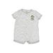 Carter's Short Sleeve Outfit: Gray Bottoms - Size Newborn