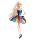 NK1 – robe arc-en-ciel pour poupée 1/6 jupe de fête vêtements de danse décontractés pour Barbie