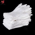 Gants de sueur jetables en coton blanc pour hommes et femmes 6 paires gants à doigt complet avec