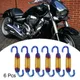 Motoforti-Silencieux de moto universel ton or et argent ressort de tuyau d'accès 58mm 2.28 " 2