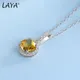 Laia – collier en argent Sterling 100% pour femmes pendentif Vintage en pierre précieuse Citrine