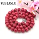 WUBIANLU-collier en perles de corail de mer rouge naturelle 10-12mm collier Chokers pour femmes