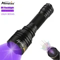 Alonefire-Lampe de poche ultraviolette SV008 365nm lumière ultra en verre lumière noire détecteur