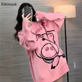 Pulls de dessin animé doux pour femmes pulls mignons pour filles pull rose pour femmes livraison