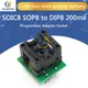 SOIC8 SOP8 à DIP8 EZ adaptateur de programmeur Module convertisseur de prise 150mil 200mil