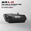 Sac à dos Projet SR1-R Silencieux Moto Général Accessible Carbone Silencieux 60mm entrée pour r3