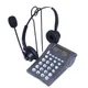 Téléphone filaire VT400 avec casque Monaural/Binaural et Dialpad pour bureau de Center d'appels à