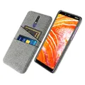 Nokia 3.1 Plus pour Nokia 3.1 Plus TA-1118 TA-1125 TA-1113 TA-1117 tissu double carte housse pour