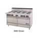 Garland S684 Sentry Series 60" 10 Coiled Element Commercial Electric Range, 208v/1ph, Stainless Steel