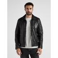 Bikerjacke JCC "31020351", Herren, Gr. 58, schwarz, Obermaterial: 100% Lammleder; Innenmaterial: 90% Baumwolle, 10% Polyester; Ärmelfutter: 100% Polyester, mit Knopf, Jacken