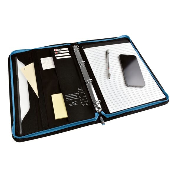 Monolith Konferenzmappe »Blue Line« (aus Recycling-Material), 25x34.5x3.5 cm Image