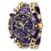 #1 LIMITED EDITION - Invicta Reserve Gladiator Swiss Ronda Z60 Caliber Men's Watch - 55.25mm Gold Purple (38357-N1)