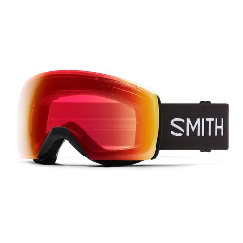 Smith SKYLINE XL Unisex-Skibrille Vollrand Monoscheibe Acetat-Gestell, schwarz