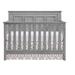 OxfordBaby 4 in 1 Convertible Baby Crib Wood in Gray | 43.5 H x 29.88 W x 58.88 D in | Wayfair 12811530