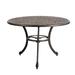 Astoria Grand Aluminum Dining Table in Brown | 29 H x 41 W x 41 D in | Outdoor Dining | Wayfair 0A4C7C1E74FF4CD2B414F46A9F3E43F8