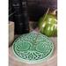 Red Barrel Studio® Wicca Sacred Symbols Celtic Tree Of Life Yggdrasil Round Medallion Incense Stick Holder Burner Dish Figurine Home Fragrance | Wayfair