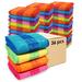 Kaufman Sales Ultrasoft Plush 100% Combed Ring Spun Yarn Dye Cotton Highly Absorbent Quick Dry 36 Piece Beach Towel Set 100% Cotton | Wayfair