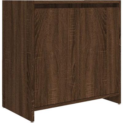 Vidaxl - Badschrank Braun Eichen-Optik 60x33x61 cm Holzwerkstoff