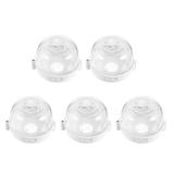 Stove Knob Covers Safety Gas Guard Kitchen Cooker Switch Oven Lock Cover Baby Proof Case Guards Child Security Clear