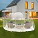 Aiqidi Pop Up Bubble Tent Foldable 12x12Ft Transparent Waterproof Instant Canopy Family Camping Gazebo 6-10 Person Screen House