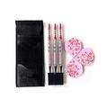 Pink Flower Soft Tip Professional Darts Iron Darts Set Sport Game Gift M2T5