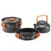 MMYsport Ultra-Light Portable Outdoor Camping Cookware Water Kettle Pan Sets Alumina
