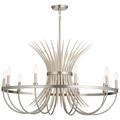 Kichler Baile 37" Wide 9-Light Brushed Nickel Open Arm Chandelier