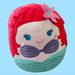 Disney Toys | Disney Kellytoy Squishmallows 14 Ariel The Little Mermaid Plush | Color: Green/Red | Size: 14in