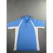 Under Armour Shirts | Men's Under Armour Heat Gear Short Sleeve Polo Shirt Sz L Blue White | Color: Blue | Size: L