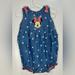 Disney One Pieces | 4/$15 Minnie Mouse Baby Girl Romper Size 24m | Color: Blue | Size: 24mb