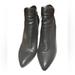 Nine West Shoes | Nine West Leather Ankle Booties 7.5 | Color: Black | Size: 7.5