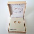 Disney Jewelry | Disney Minnie Mouse Sterling Silver Stud Earrings Rose Gold Bow New In Box 925tt | Color: Silver | Size: Os