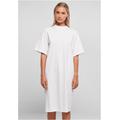 Shirtkleid URBAN CLASSICS "Urban Classics Damen Ladies Organic Long Oversized Tee Dress" Gr. M, US-Größen, weiß (white) Damen Kleider Freizeitkleider