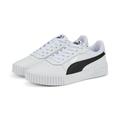 Sneaker PUMA "Carina 2.0 Sneakers Damen" Gr. 42, schwarz-weiß (white black silver gray) Schuhe Sneaker