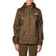 THE NORTH FACE W Quest Jacket Grau-Grün, Damen Regenjacke, Größe M - Farbe New Taupe Green - TNF White