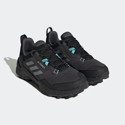 Wanderschuh ADIDAS TERREX "TERREX AX4", Gr. 39, schwarz (core schwarz, grau three, mint ton), Synthetik, Textil, sportli