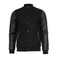 Outdoorjacke URBAN CLASSICS "Herren Oldschool College Jacket" Gr. XL, schwarz (black, black) Herren Jacken Outdoorjacken